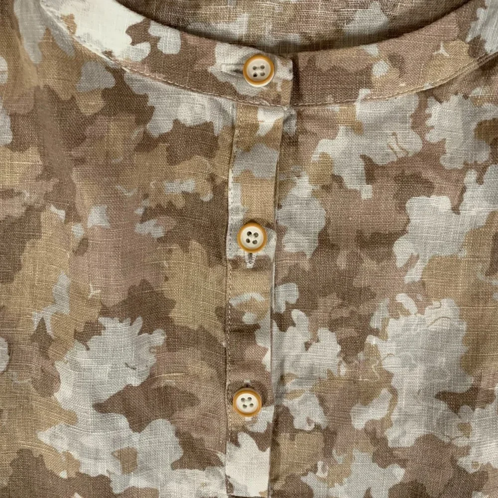 NWT Women’s Orvis Odor Control Outsmart Fresh Linen Medium Brown Camo Blouse - Picture 7 of 13